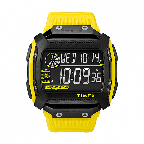 Timex Command™ Shock 54mm Resin Strap - Yellow